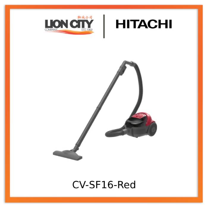 Hitachi CV-SF16 Red/Green Cylinder - Cyclone Compact Bagless Vacuum Cleaner