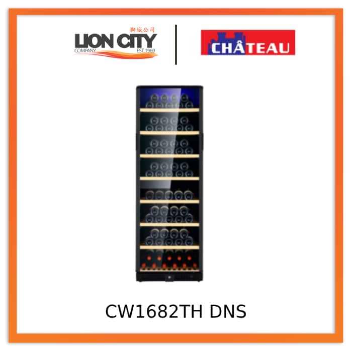 Chateau CW1682TH DNS 155 Bottles Dual Zone Wine Chiller