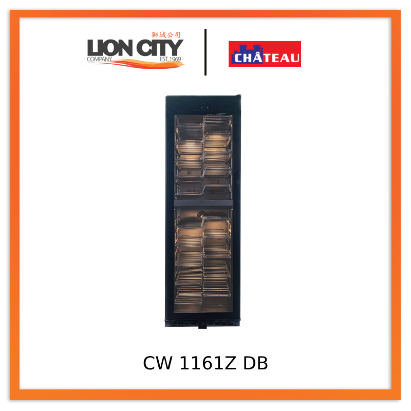 Chateau CW 1161Z DB 116 Bottles Wine Cooler CW1161ZDB