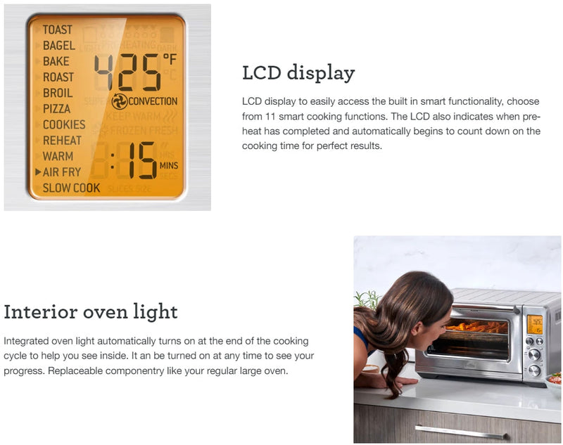 Breville Smart Oven BOV860 with Air Fryer Function 22L