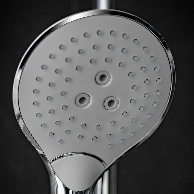 Rubine RSC-PUSHSTOP-R61-CH Rainshower Column Mixer Chrome