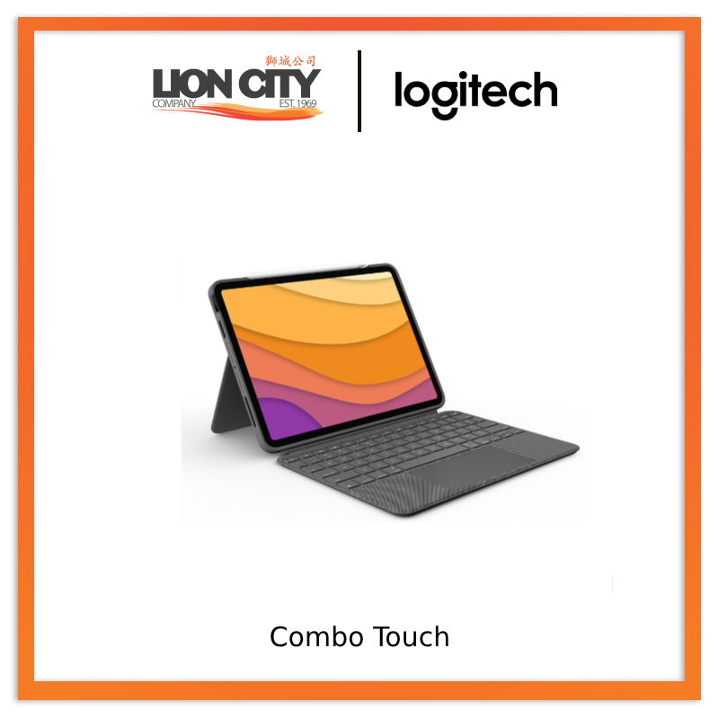 Logitech Combo Touch Backlit Keyboard Case with Trackpad for iPad Air 5th Gen / 4th Gen, Premium Trackpad