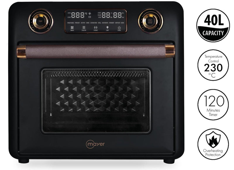 Mayer 40L Digital Convection Oven with Air Fryer Function