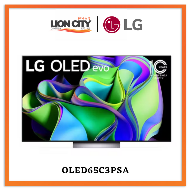 LG OLED evo C3 65 inch 4K Smart TV 2023