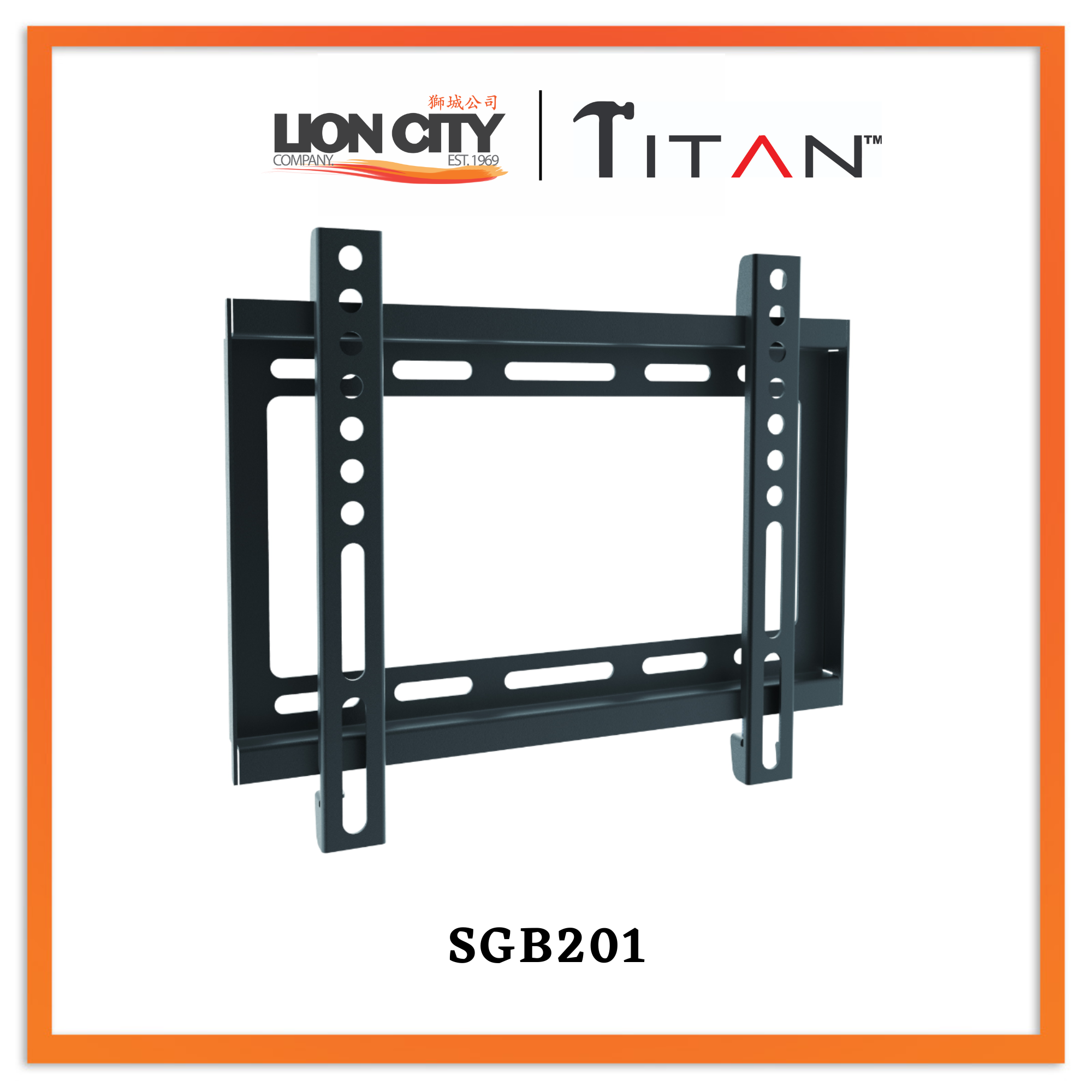 Titan SGB201 Tv Wall Mount Bracket(Fixed) 23''-43''