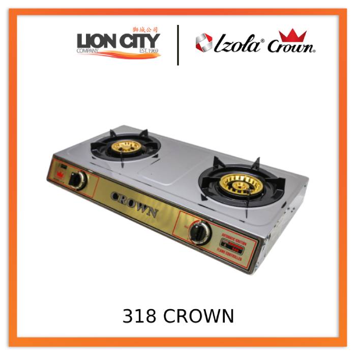 Crown 318 Table-top Gas Cooker LPG/PUG