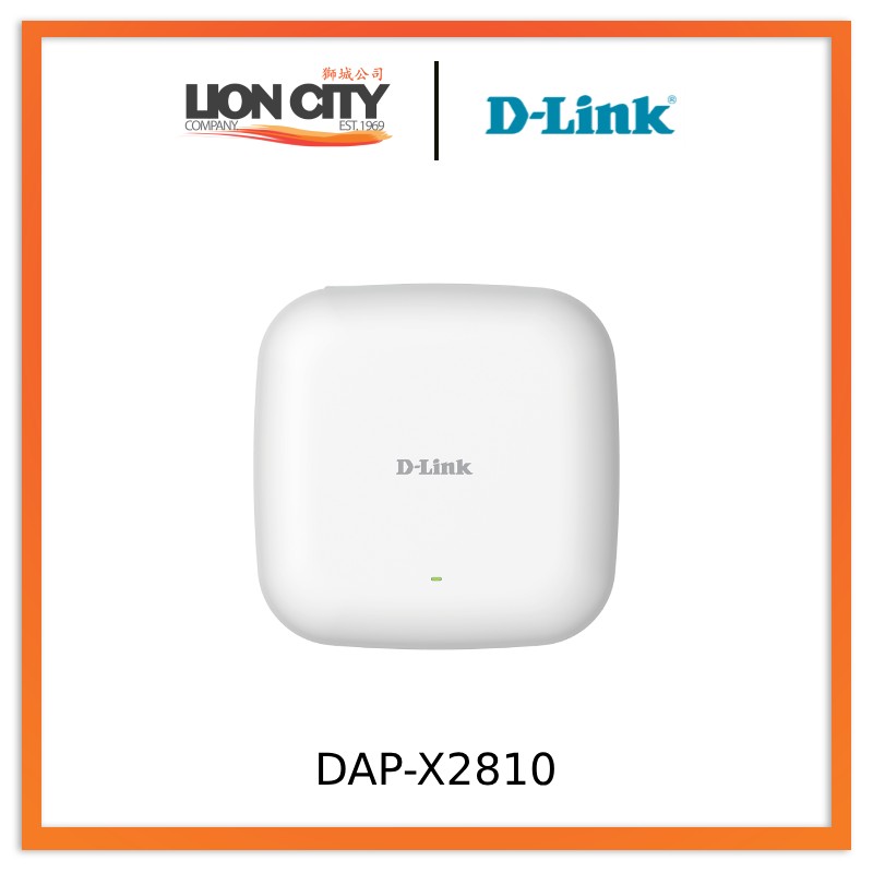 D-Link DAP-X2810 Nuclias Connect AX1800 Wi-Fi 6 Access Point