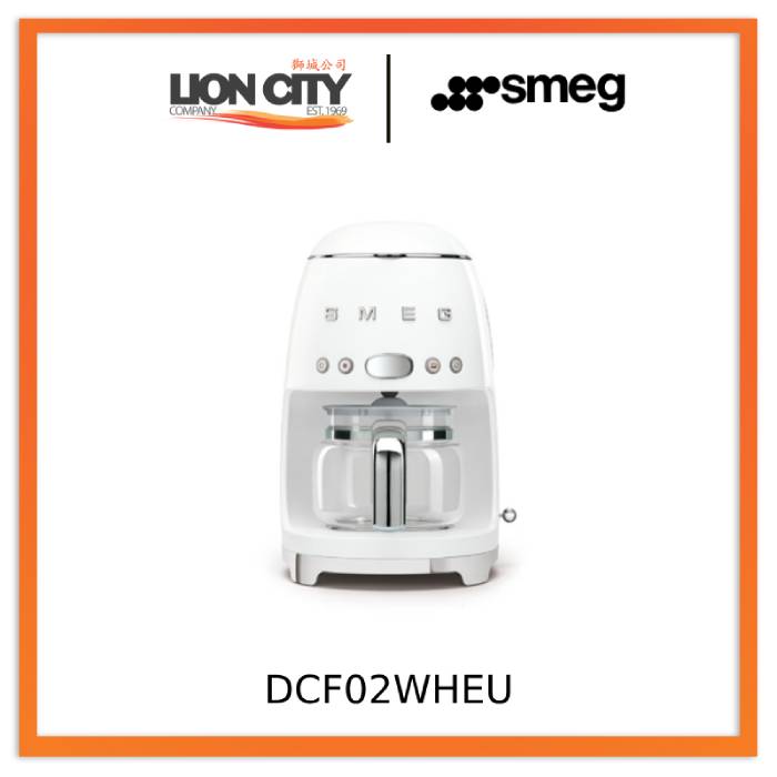 Smeg DCF02CREU/RDEU/BLEU/WHEU/PGEU/PBEU Drip Filter Coffee Machine ...