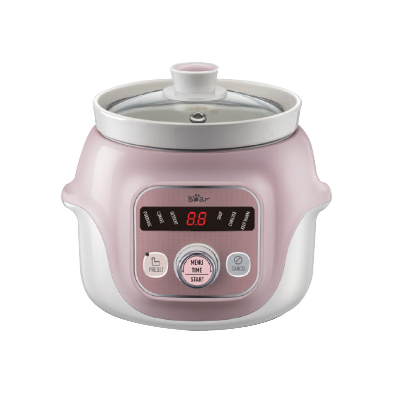 Bear 1.0L Digital Slow Cooker with Ceramic Pot DDG-D10B1