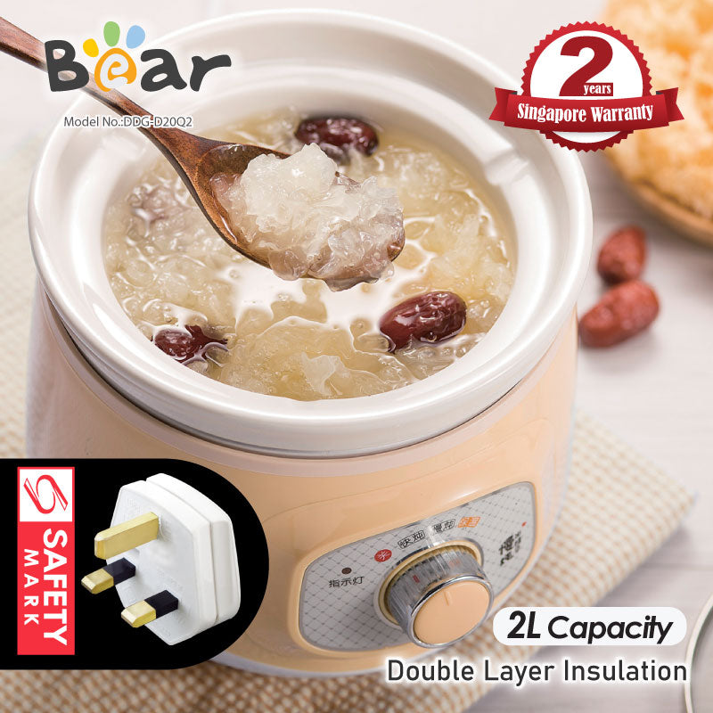Bear 2.0L Electric Slow Cooker DDG-D20Q2