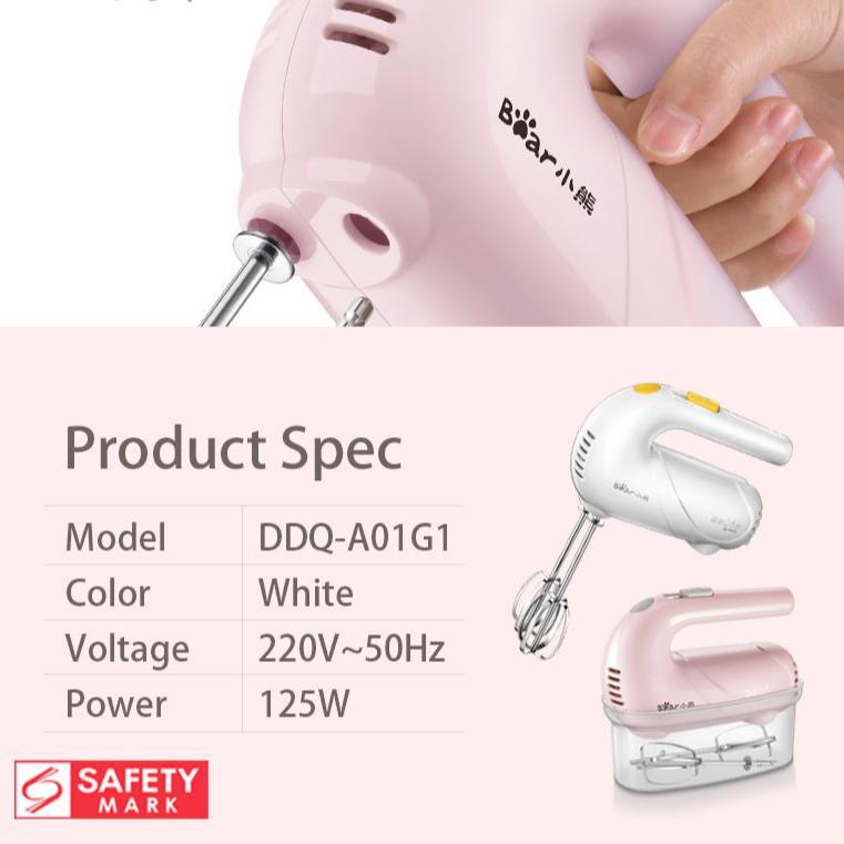 Bear 5-Speed Hand Mixer DDQ-A01G1
