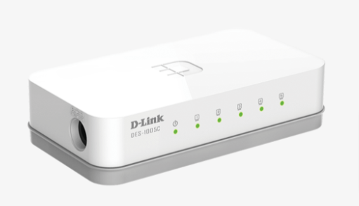 D-Link DES-1005C 5-Port 10/100 Mbps Unmanaged Desktop Switch