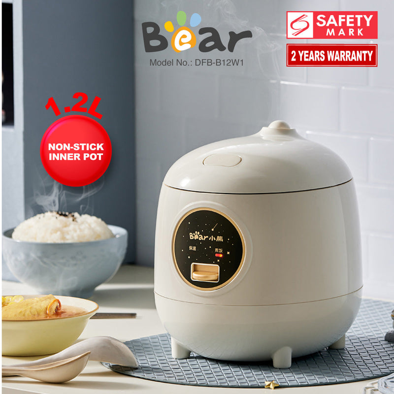 Bear 1.2L Mini Rice Cooker DFB-B12W1