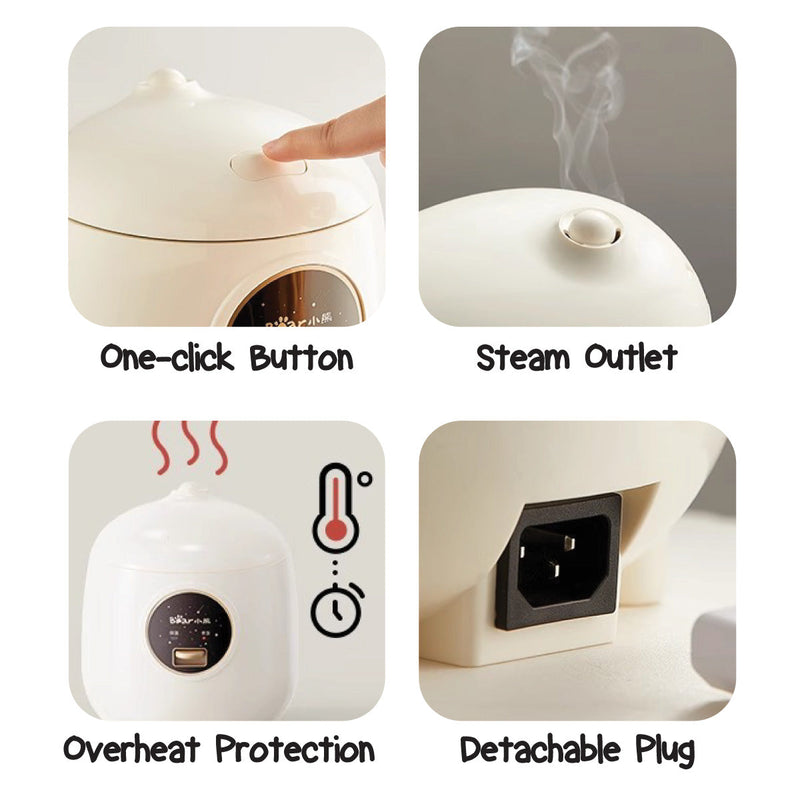 Bear 1.2L Mini Rice Cooker DFB-B12W1