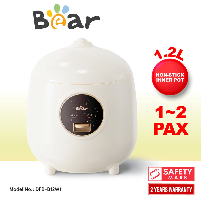 Bear 1.2L Mini Rice Cooker DFB-B12W1