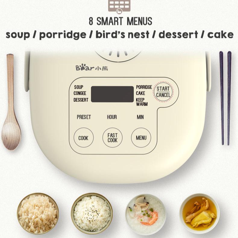 Bear 8-in-1 Digital Multi-Function Rice Cooker DFB-B30R1