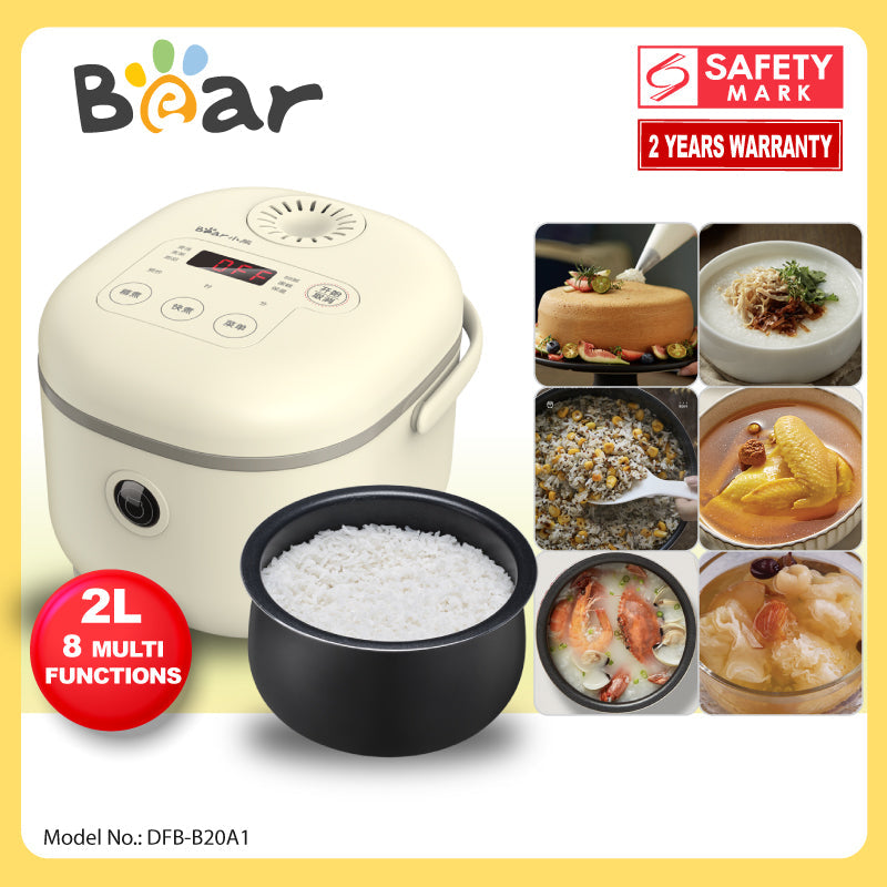 Bear 2L Multi-Function Digital Rice Cooker DFB-B20A1