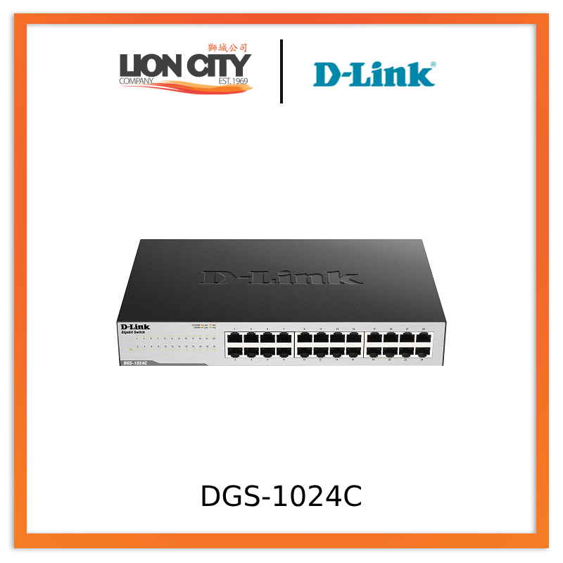 D-Link DGS-1024C 24-Port Gigabit Unmanaged Switch