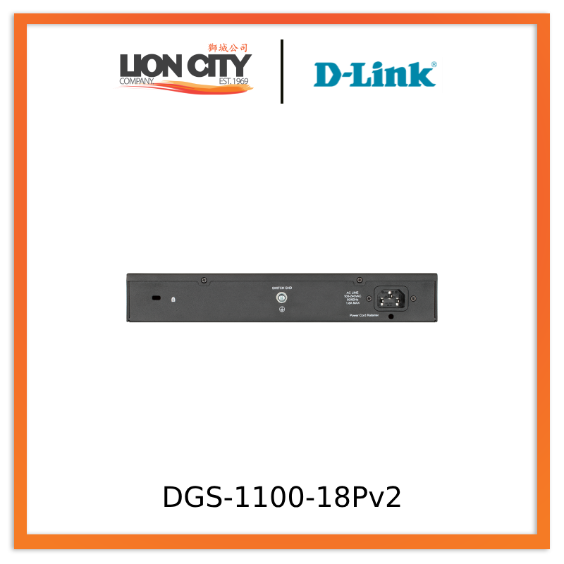 D-Link DGS-1100-18Pv2 18-Port Gigabit Smart Managed PoE Switch