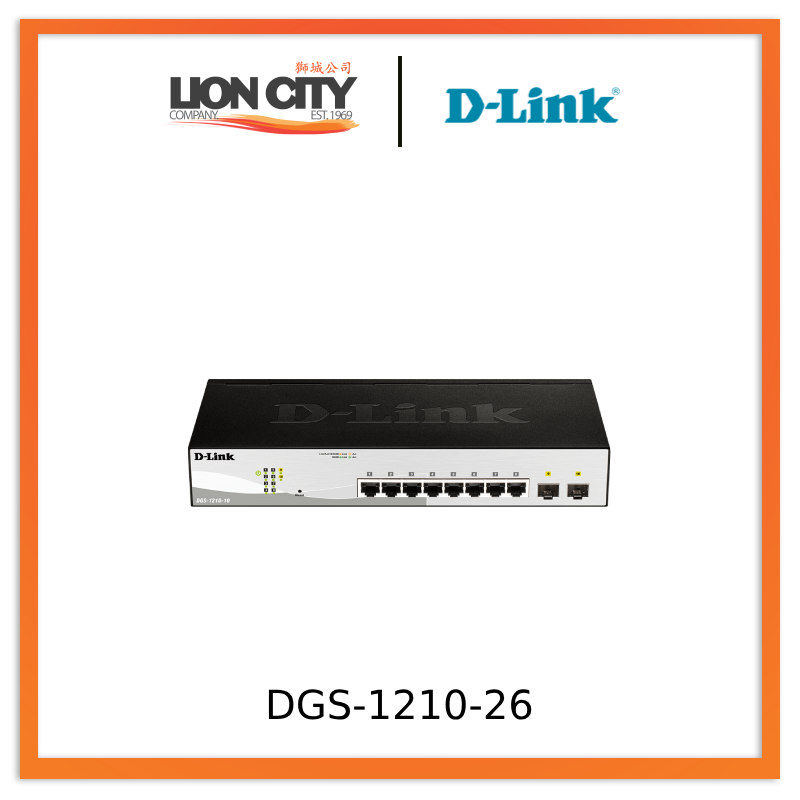 D-Link DGS-1210-26 26-Port Gigabit Smart Managed Switch