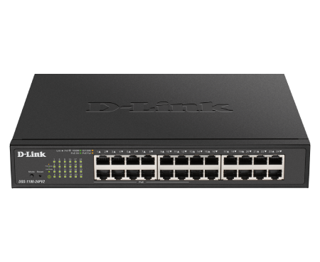 D-Link DGS-1100-24Pv2 24-Port Gigabit PoE Smart Managed Switch