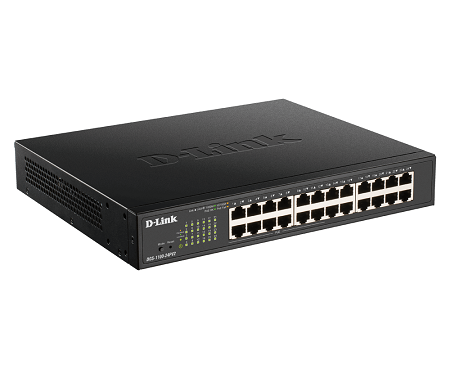 D-Link DGS-1100-24Pv2 24-Port Gigabit PoE Smart Managed Switch