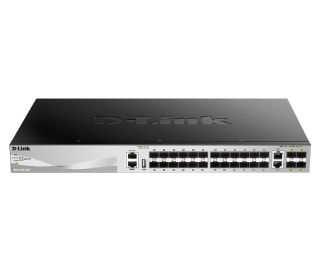 D-Link DGS-3130-30S 30-Port Lite Layer 3 Stackable Managed Switch