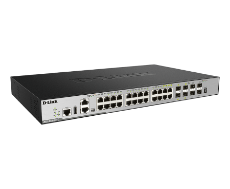 D-Link DGS-3630-28TC 28-Port Layer 3 Stackable Managed Gigabit Switch