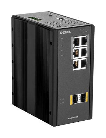 D-Link DIS-300G-8PSW Industrial Gigabit Managed Switches