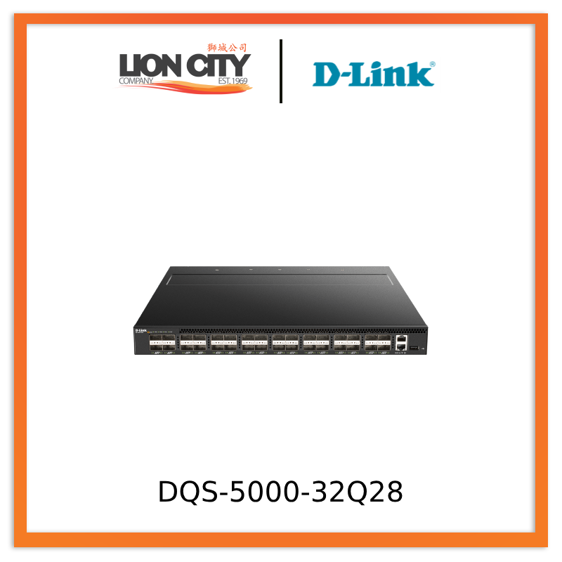 D-Link DQS-5000-32Q28 32-Port 100G Data Center Switch