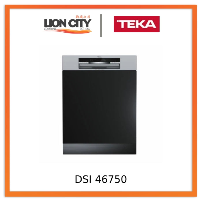 Teka DSI 46750 SS Partially Integrated Dishwasher Expertcare Series