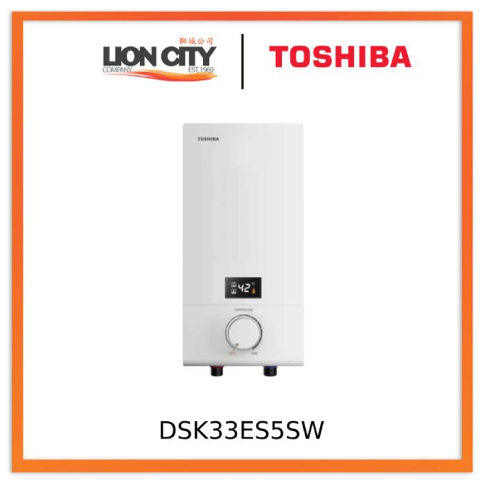 Toshiba DSK33ES5SW Instant Water Heater