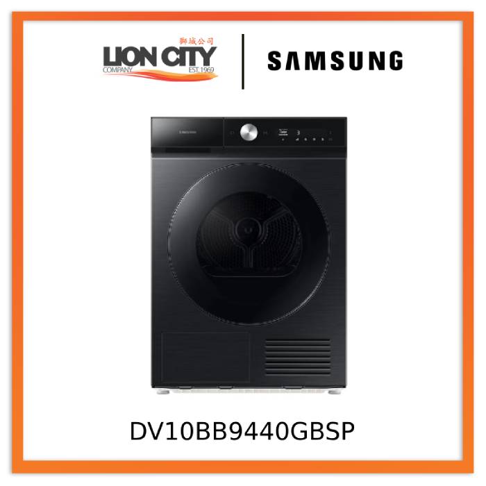 Samsung DV10BB9440GBSP Bespoke AI 10kg Heat Pump Dryer
