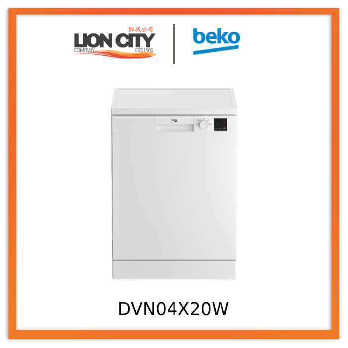 Beko DVN04X20W Freestanding Dishwasher