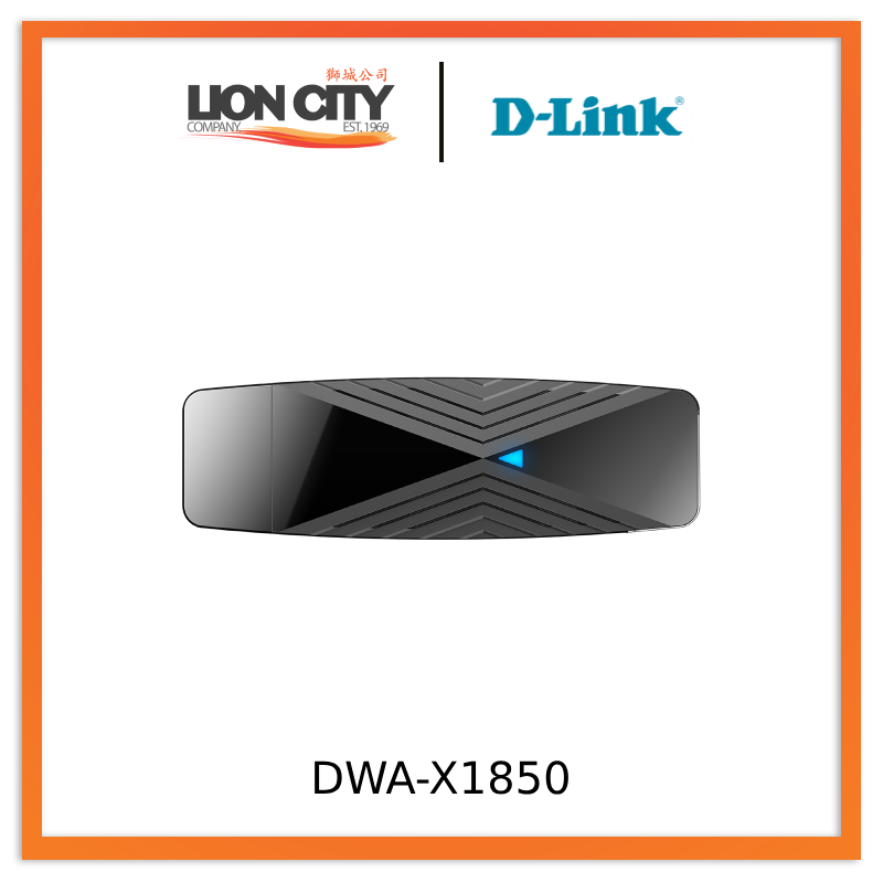 D-Link DWA-X1850 AX1800 Wi-Fi 6 USB Adapter