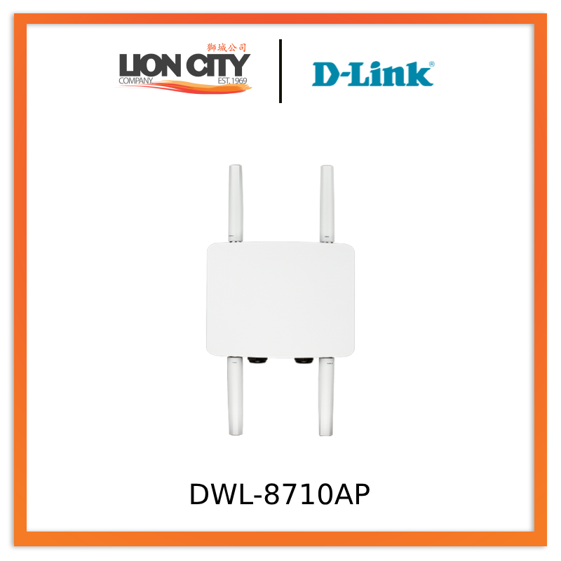 D-Link DWL-8710AP Dual-Band 802.11n/ac Unified Wireless Outdoor Access Point