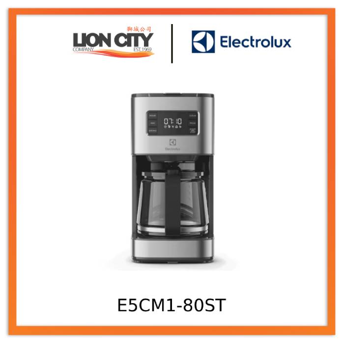 Electrolux E5CM1-80ST 1.25L UltimateTaste 500 drip coffee maker