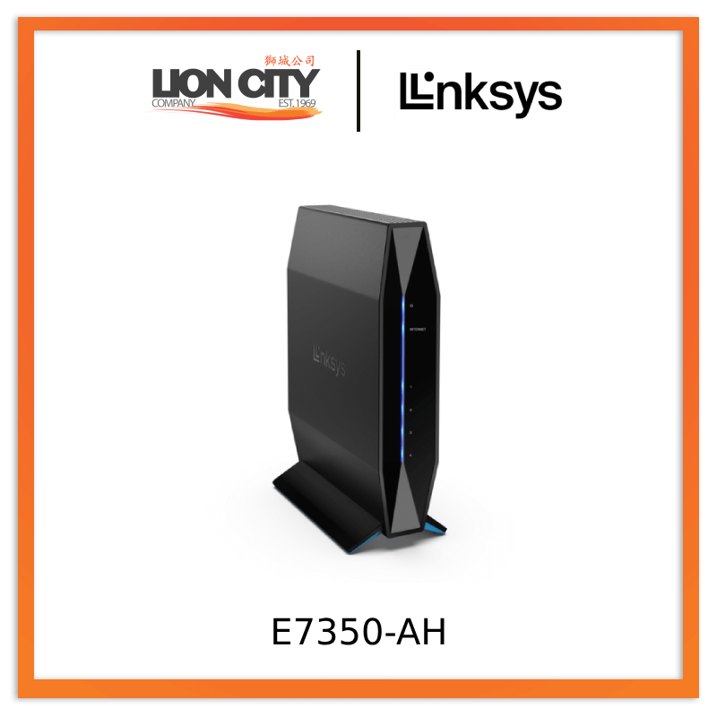 Linksys E7350-AH Dual-Band AX1800 WiFi 6 Router