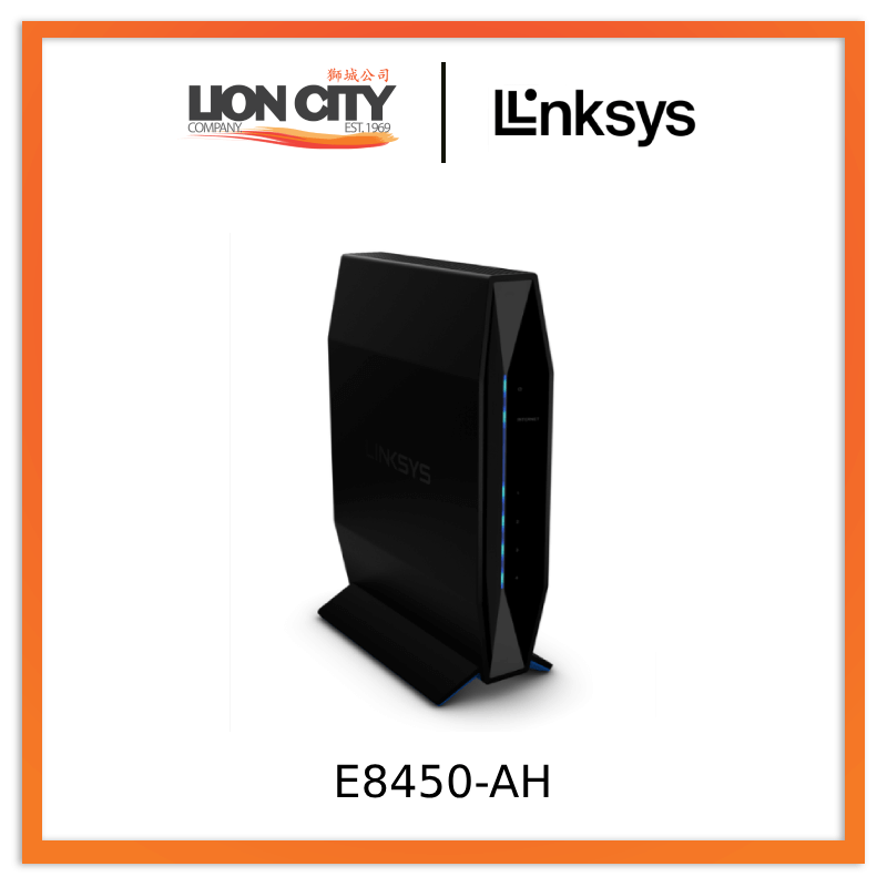 Linksys E8450-AH Dual-Band AX3200 WiFi 6 Router