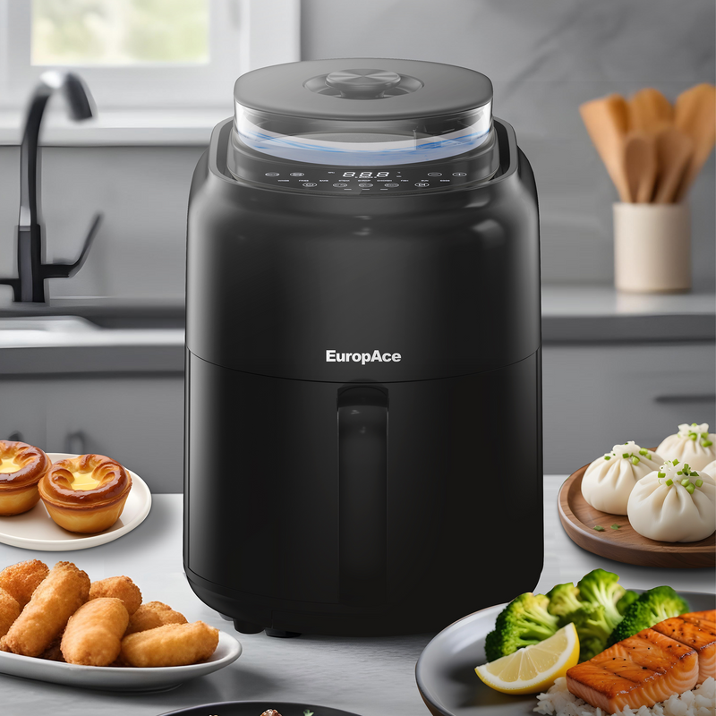 EuropAce 4.5L TrueSteam Air Fryer 1500W