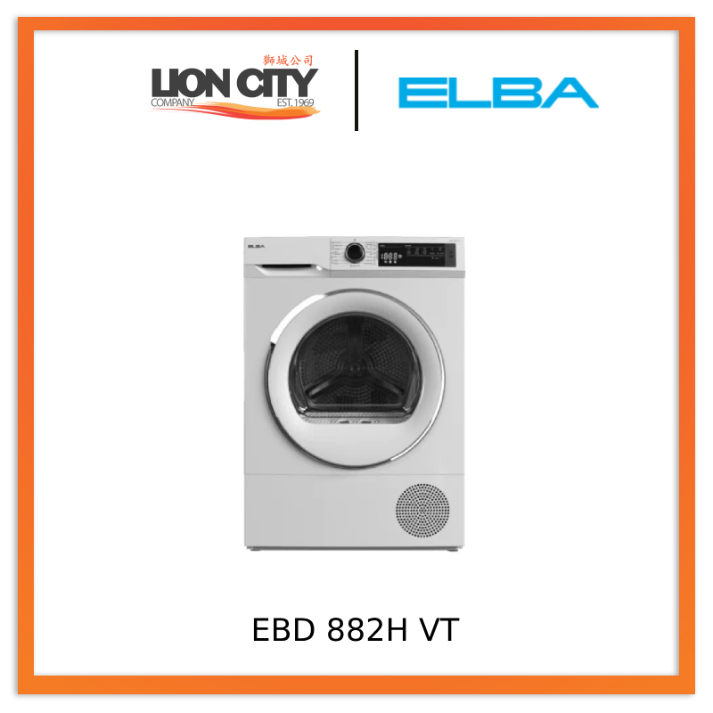 Elba EBD 882H VT 8kg Heat Pump Dryer