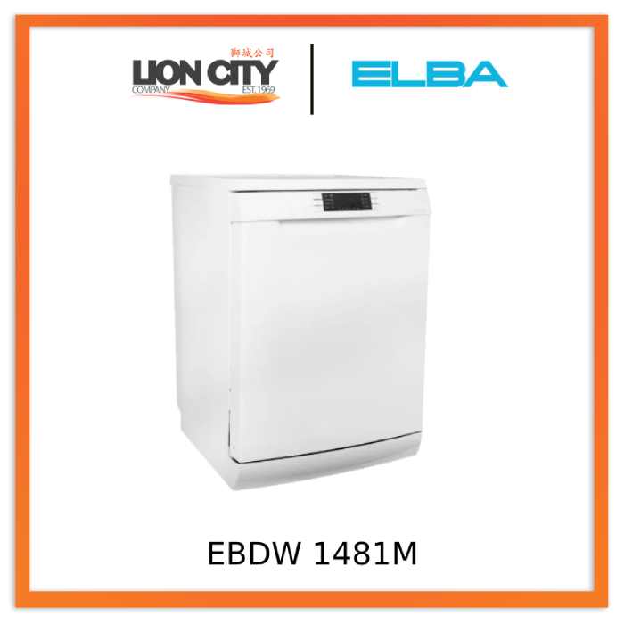 Elba EBDW 1481M Freestanding Dishwasher - 4 Tick