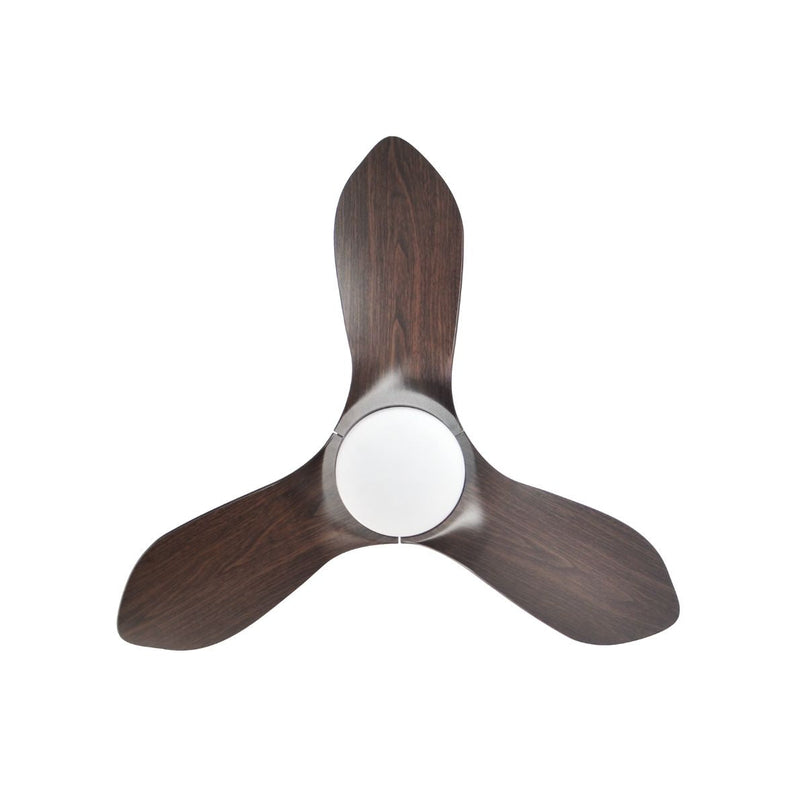 EuropAce Acestar 91.4 cm 3-Blade Ceiling Fan (Black / Darkwood)