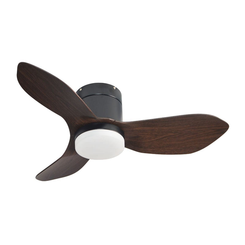 EuropAce Acestar 91.4 cm 3-Blade Ceiling Fan (Black / Darkwood)