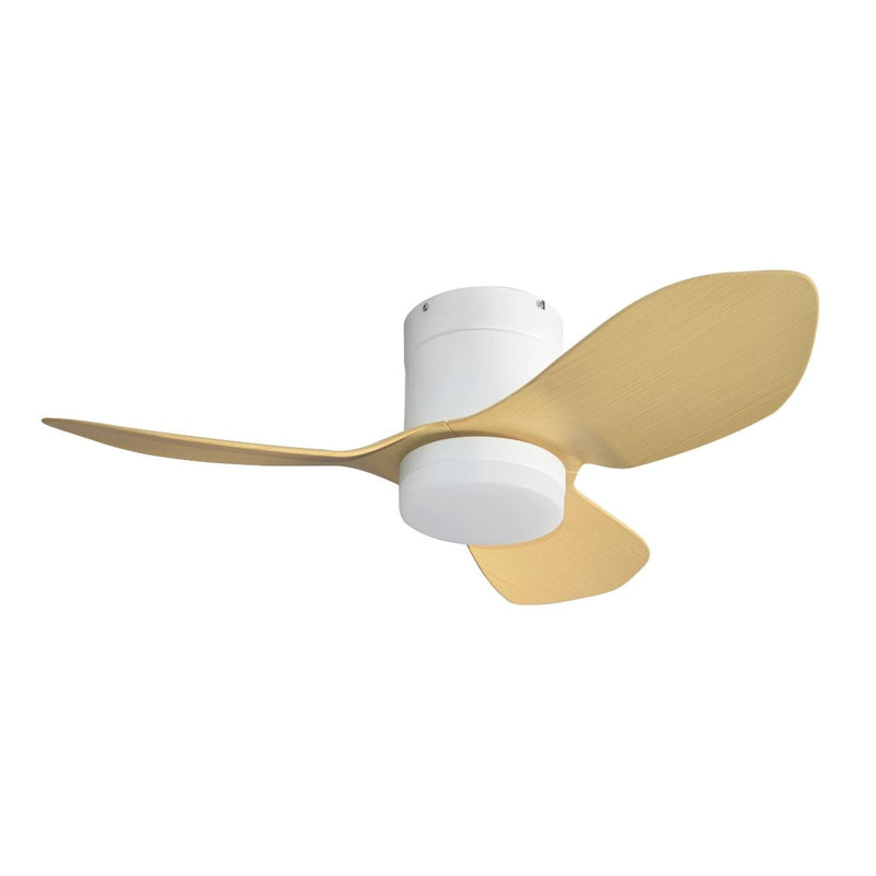 EuropAce Acestar 91.4cm 3-Blade Ceiling Fan White Lightwood