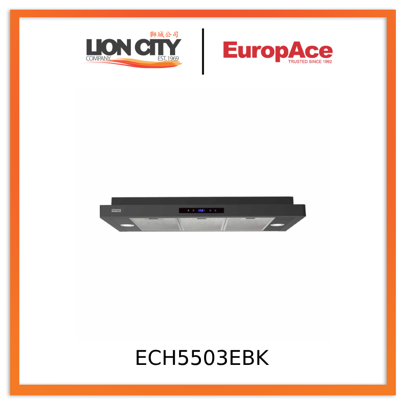 Europace ECH5503EBK OTIMMO Slimline Hood 90CM