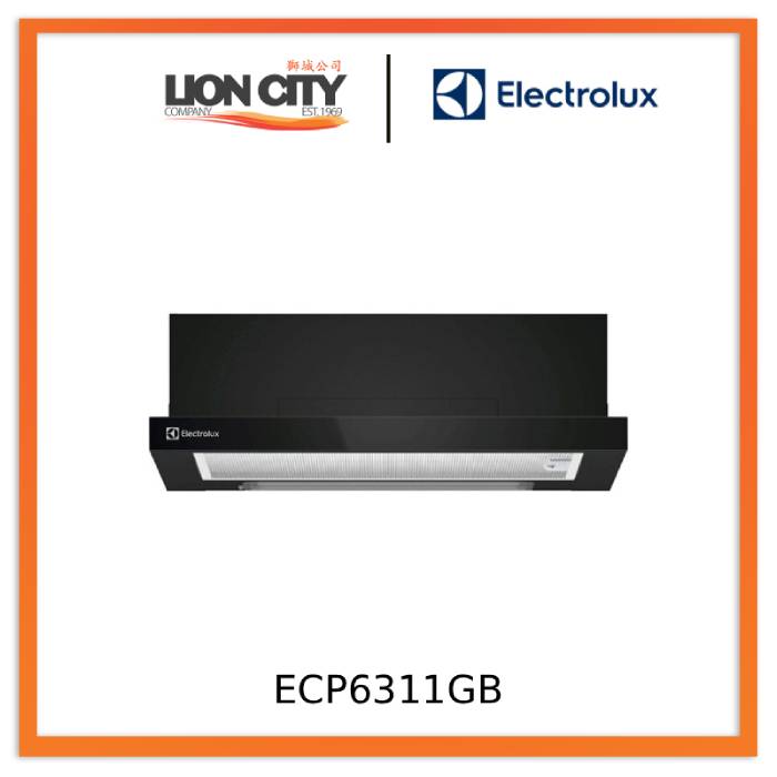 Electrolux ECP6311GB 60cm 300 Series Pull-out Extractor Hood