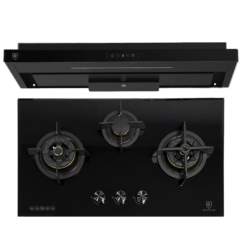 EF 90cm Hood and 88cm Hob Package EFCH9214A EFH9734WTVGB