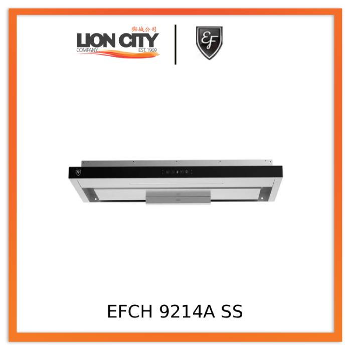EF EFCH 9214A SS Semi Integrated Hood 90cm