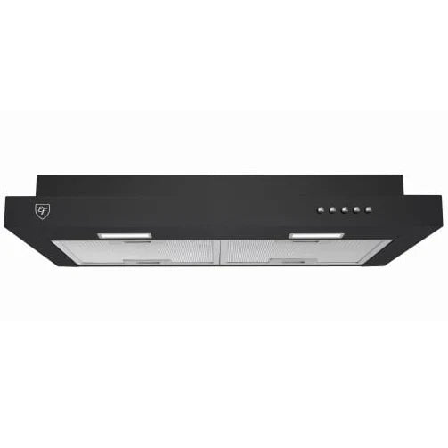 EF EFCH 6202T BK 60cm Semi-integrated Hood 550m³/hr Matte Black EFCH6202TBK
